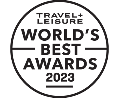 Travel + Leisure's World Best Award logo 2023